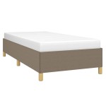 vidaXL Cadru de pat fără saltea Taupe 80x200 cm țesătură