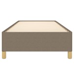 vidaXL Cadru de pat fără saltea Taupe 80x200 cm țesătură