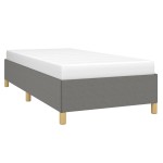 vidaXL Cadru de pat fără saltea, gri închis, 90x190 cm, textil vidaXL Cadru de pat fără saltea, gri închis, 90x190 cm, textil
