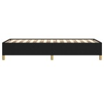 vidaXL Cadru de pat fără saltea țesătură neagră 90x190 cm vidaXL Cadru de pat fără saltea țesătură neagră 90x190 cm