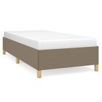 vidaXL Cadru de pat fără saltea Taupe 90x190 cm Stofa