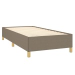 vidaXL Cadru de pat fără saltea Taupe 90x190 cm Stofa