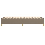 vidaXL Cadru de pat fără saltea Taupe 90x190 cm Stofa