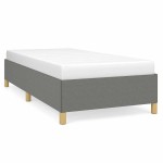 vidaXL Cadru de pat fără saltea, gri închis, 90x200 cm, textil vidaXL Cadru de pat fără saltea, gri închis, 90x200 cm, textil