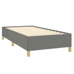 vidaXL Cadru de pat fără saltea, gri închis, 90x200 cm, textil vidaXL Cadru de pat fără saltea, gri închis, 90x200 cm, textil