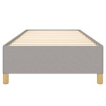 vidaXL Cadru de pat fără saltea, gri deschis, 100x200 cm, textil