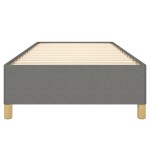 vidaXL Cadru de pat fără saltea, gri închis, 100x200 cm, textil