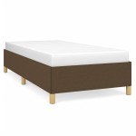 vidaXL Cadru de pat fără saltea, maro închis, 100x200 cm, textil vidaXL Cadru de pat fără saltea, maro închis, 100x200 cm, textil