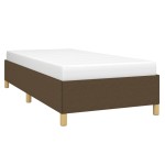 vidaXL Cadru de pat fără saltea, maro închis, 100x200 cm, textil vidaXL Cadru de pat fără saltea, maro închis, 100x200 cm, textil