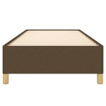 vidaXL Cadru de pat fără saltea, maro închis, 100x200 cm, textil vidaXL Cadru de pat fără saltea, maro închis, 100x200 cm, textil