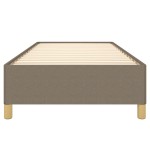 vidaXL Cadru de pat fără saltea, gri taupe, 100x200 cm, textil vidaXL Cadru de pat fără saltea, gri taupe, 100x200 cm, textil