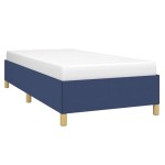 vidaXL Cadru de pat fără saltea țesătură albastră 100x200 cm vidaXL Cadru de pat fără saltea țesătură albastră 100x200 cm