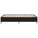 vidaXL Cadru de pat fără saltea, negru, 120x200 cm, textil