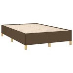 vidaXL Cadru de pat fără saltea, maro închis, 120x200 cm, textil vidaXL Cadru de pat fără saltea, maro închis, 120x200 cm, textil