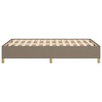 vidaXL Cadru de pat fără saltea, gri taupe, 120x200 cm, textil vidaXL Cadru de pat fără saltea, gri taupe, 120x200 cm, textil
