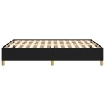 vidaXL Cadru de pat fără saltea, negru, 140x190 cm, textil