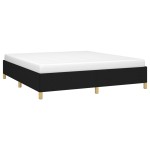 vidaXL Cadru de pat fără saltea, negru, 160x200 cm, textil vidaXL Cadru de pat fără saltea, negru, 160x200 cm, textil