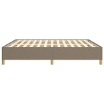 vidaXL Cadru de pat fără saltea, gri taupe, 160x200 cm, textil vidaXL Cadru de pat fără saltea, gri taupe, 160x200 cm, textil