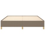 vidaXL Cadru de pat fără saltea, gri taupe, 180x200 cm, textil vidaXL Cadru de pat fără saltea, gri taupe, 180x200 cm, textil