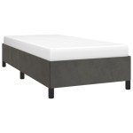vidaXL Cadru de pat fără saltea, gri închis, 80x200 cm, catifea vidaXL Cadru de pat fără saltea, gri închis, 80x200 cm, catifea