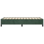 vidaXL Cadru de pat fără saltea, verde închis, 90x190 cm, catifea vidaXL Cadru de pat fără saltea, verde închis, 90x190 cm, catifea