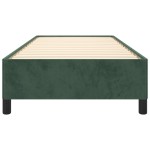 vidaXL Cadru de pat fără saltea, verde închis, 90x200 cm, catifea vidaXL Cadru de pat fără saltea, verde închis, 90x200 cm, catifea