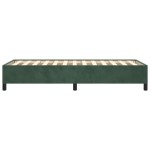 vidaXL Cadru de pat fără saltea, verde închis, 90x200 cm, catifea vidaXL Cadru de pat fără saltea, verde închis, 90x200 cm, catifea
