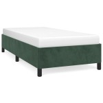 vidaXL Cadru de pat fără saltea, verde închis, 100x200 cm, catifea vidaXL Cadru de pat fără saltea, verde închis, 100x200 cm, catifea