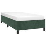 vidaXL Cadru de pat fără saltea, verde închis, 100x200 cm, catifea vidaXL Cadru de pat fără saltea, verde închis, 100x200 cm, catifea