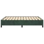 vidaXL Cadru de pat fără saltea, verde închis, 140x190 cm, catifea vidaXL Cadru de pat fără saltea, verde închis, 140x190 cm, catifea