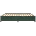vidaXL Cadru de pat fără saltea, verde închis, 160x200 cm, catifea vidaXL Cadru de pat fără saltea, verde închis, 160x200 cm, catifea