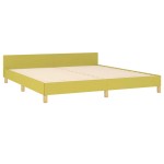 vidaXL Cadru de pat fără saltea, verde, 180x200 cm, textil vidaXL Cadru de pat fără saltea, verde, 180x200 cm, textil