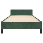 vidaXL Cadru de pat fără saltea, verde închis, 80x200 cm, catifea vidaXL Cadru de pat fără saltea, verde închis, 80x200 cm, catifea