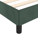 vidaXL Cadru de pat fără saltea, verde închis, 90x190 cm, catifea vidaXL Cadru de pat fără saltea, verde închis, 90x190 cm, catifea