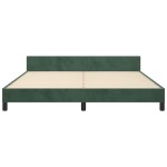 vidaXL Cadru de pat fără saltea, verde închis, 180x200 cm, catifea vidaXL Cadru de pat fără saltea, verde închis, 180x200 cm, catifea