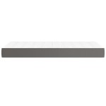 vidaXL Saltea de pat cu arcuri, gri, 80x200x20 cm, piele ecologică