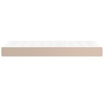 vidaXL Saltea de pat cu arcuri, cappuccino, 80x200x20 cm, piele eco vidaXL Saltea de pat cu arcuri, cappuccino, 80x200x20 cm, piele eco