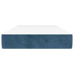 vidaXL Saltea de pat cu arcuri, albastru închis, 80x200x20 cm, catifea vidaXL Saltea de pat cu arcuri, albastru închis, 80x200x20 cm, catifea