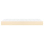 vidaXL Saltea de pat cu arcuri, crem, 90x190x20 cm, textil vidaXL Saltea de pat cu arcuri, crem, 90x190x20 cm, textil