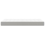 vidaXL Saltea de pat cu arcuri, gri deschis, 90x200x20 cm, textil vidaXL Saltea de pat cu arcuri, gri deschis, 90x200x20 cm, textil