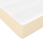 vidaXL Saltea de pat cu arcuri, crem, 90x200x20 cm, textil vidaXL Saltea de pat cu arcuri, crem, 90x200x20 cm, textil