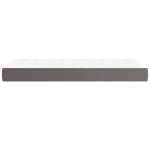 vidaXL Saltea de pat cu arcuri, gri, 90x200x20 cm, piele ecologică