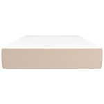 vidaXL Saltea de pat cu arcuri, cappuccino, 90x200x20 cm, piele eco vidaXL Saltea de pat cu arcuri, cappuccino, 90x200x20 cm, piele eco