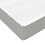 vidaXL Saltea de pat cu arcuri, gri deschis, 100x200x20 cm, textil vidaXL Saltea de pat cu arcuri, gri deschis, 100x200x20 cm, textil