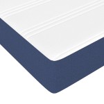 vidaXL Saltea de pat cu arcuri, albastru, 100x200x20 cm, textil vidaXL Saltea de pat cu arcuri, albastru, 100x200x20 cm, textil