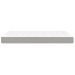 vidaXL Saltea de pat cu arcuri, gri deschis, 120x200x20 cm, textil vidaXL Saltea de pat cu arcuri, gri deschis, 120x200x20 cm, textil