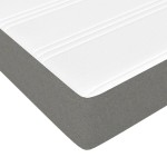 vidaXL Saltea de pat cu arcuri, gri închis, 120x200x20 cm, textil vidaXL Saltea de pat cu arcuri, gri închis, 120x200x20 cm, textil