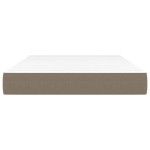 vidaXL Saltea de pat cu arcuri, gri taupe, 120x200x20 cm, textil vidaXL Saltea de pat cu arcuri, gri taupe, 120x200x20 cm, textil
