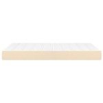vidaXL Saltea de pat cu arcuri, crem, 120x200x20 cm, textil vidaXL Saltea de pat cu arcuri, crem, 120x200x20 cm, textil