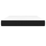 vidaXL Saltea de pat cu arcuri, negru, 140x190x20 cm, textil